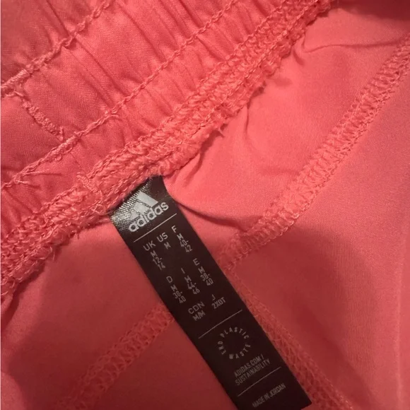 Adidas Pink Athletic Shorts with Signature Stripes - Picture 4 of 7